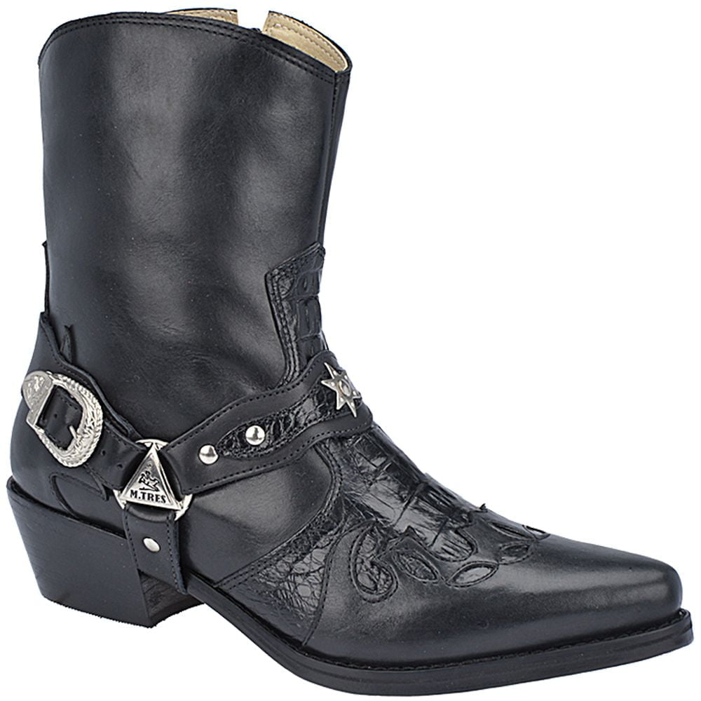 Botas Country Masculinas - 9075preto/cobrapretoM3