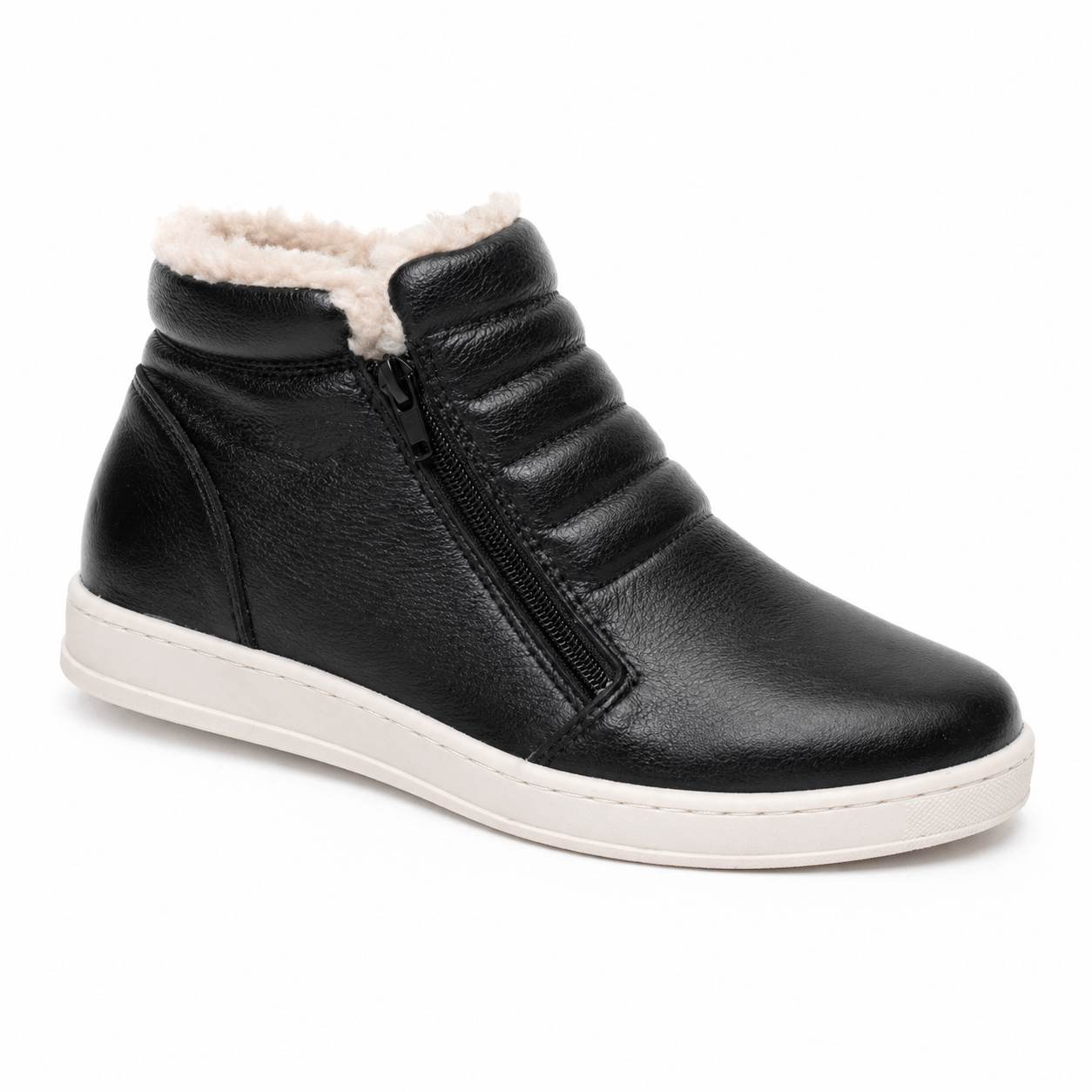 Botas Forradas com Lã Duplo Zíper - 378pGI
