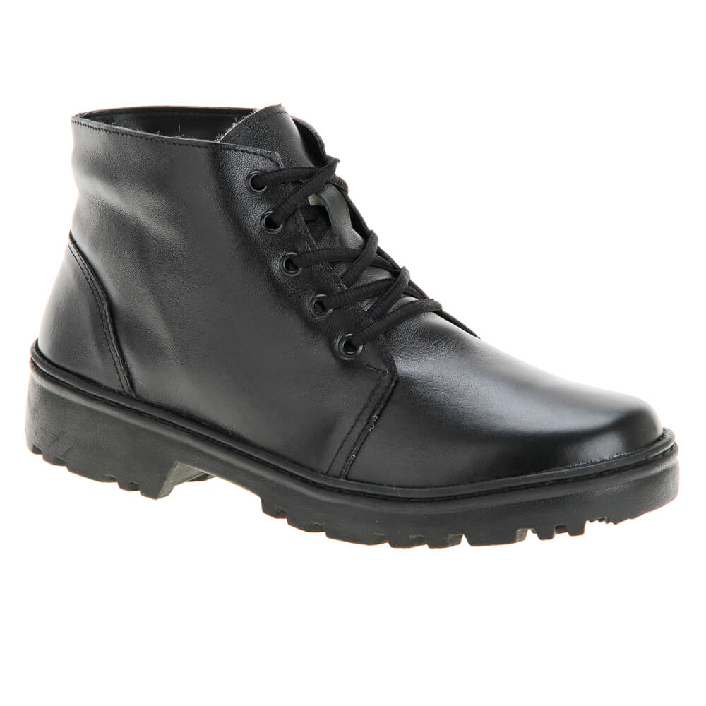 Bota Forrada com LÃ Sintética - 400BT-preto-38