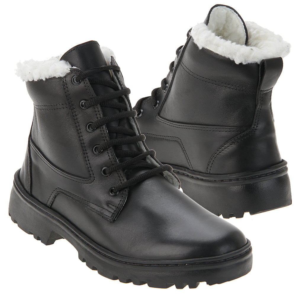 Bota Masculina Linha Neve Forrada com Lã Sintética - 0548M3 - PRETO - 43