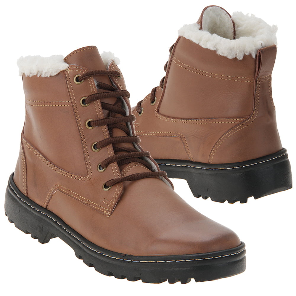 Bota Masculina Linha Neve Forrada com Lã Sintética - 0548M3 - PINHÃO - 43