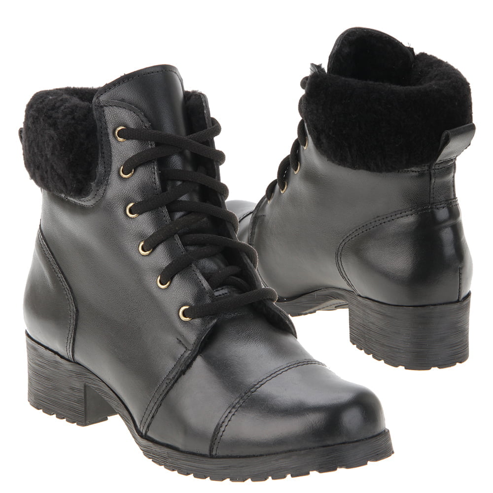 Botas Forradas com Lã natural de carneiro - 1032pGI - preto - 39