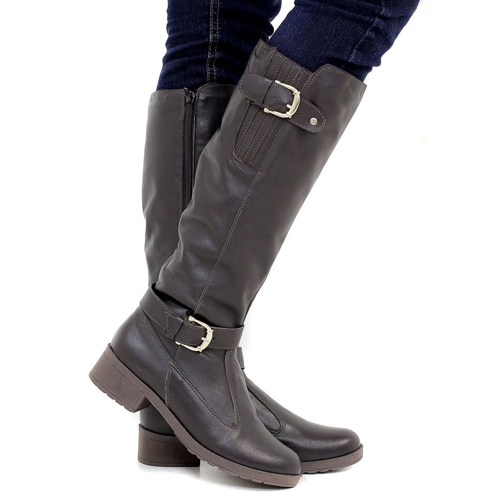 BOTAS PARA NEVE FORRADAS COM LÃ NATURAL DE CARNEIRO - 11001NGI - PRETO - 37