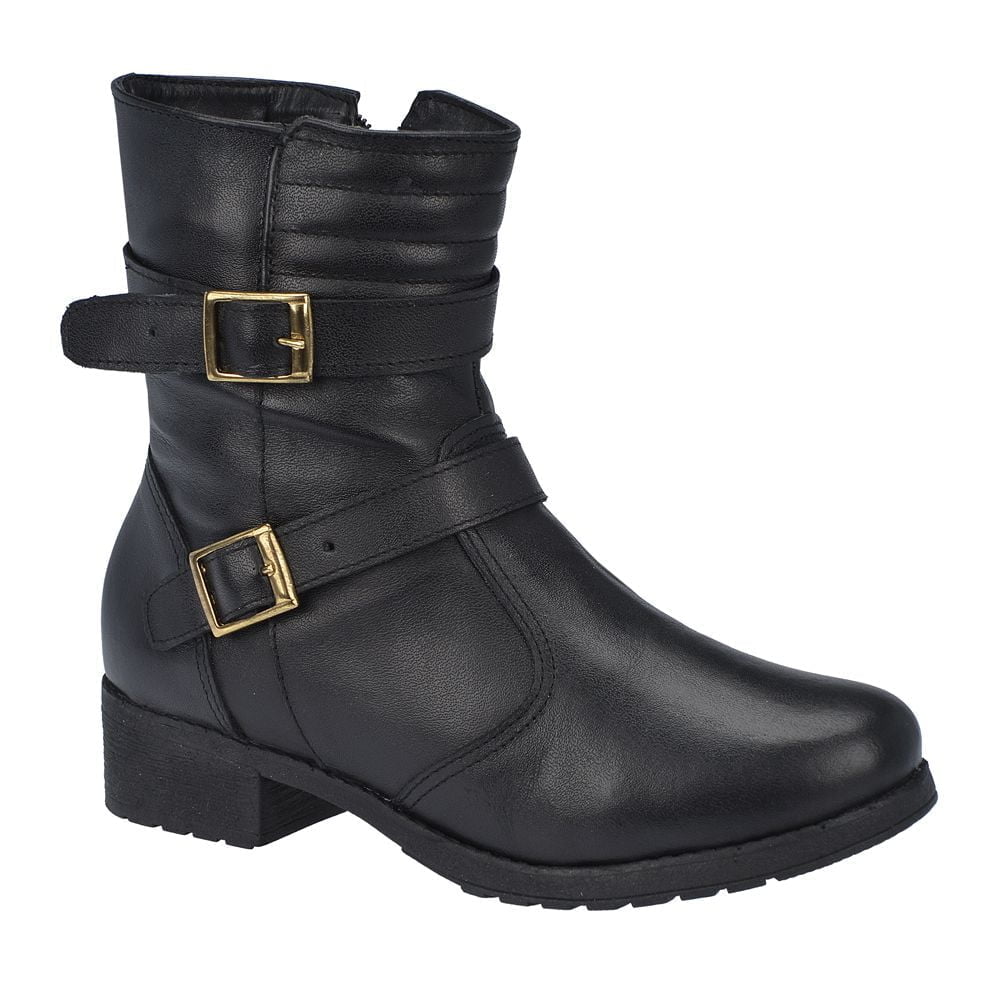 Botas Para Neve Forradas com Lã Natural de Carneiro - 11017nGI - PRETO - 36