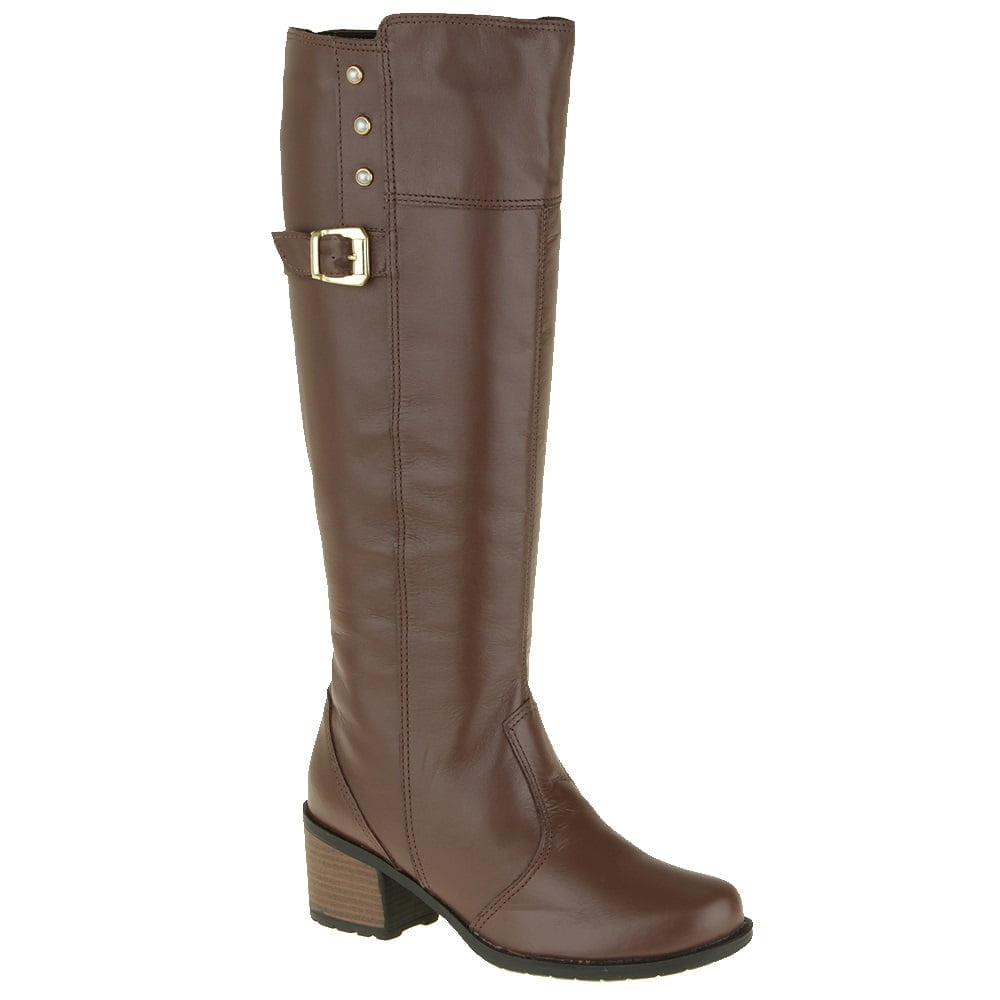 BOTAS SOB MEDIDA CANO LONGO - 2305SMDB - CAFÉ - 35 (PANT: 42/43)