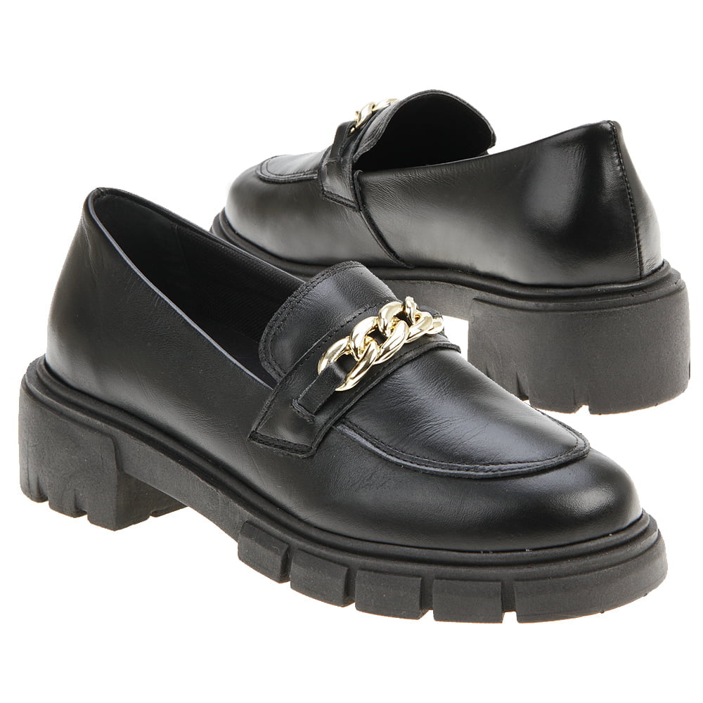 MOCASSIM FEMININO - 4100 - PRETO - 37