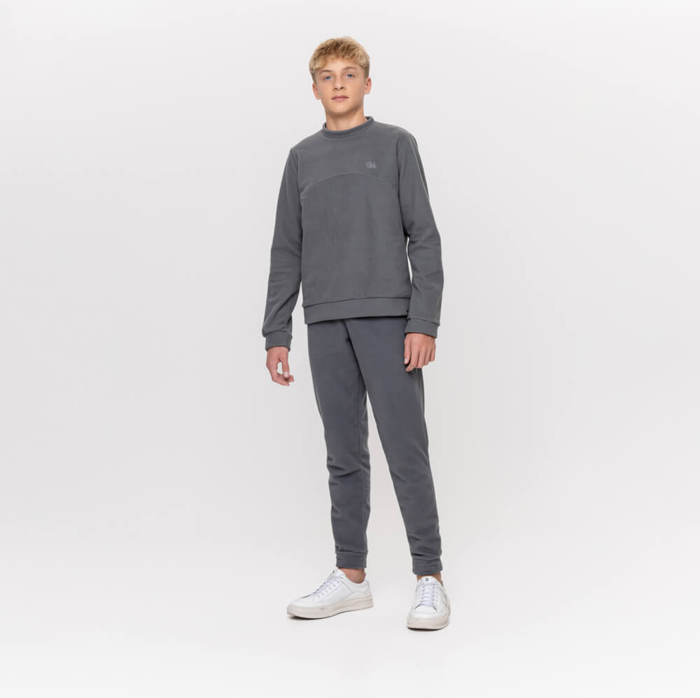 Calça Fleece Térmica Infantil Menino - 2104 Chumbo