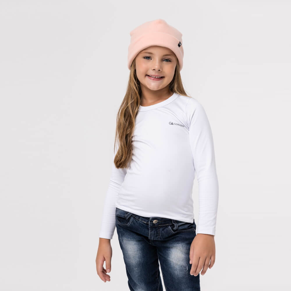 Gorro Térmico Infantil Microfleece Menina Pêssego