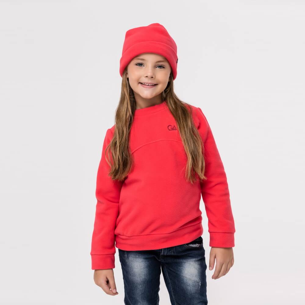 Gorro Térmico Infantil Microfleece Menina Pink