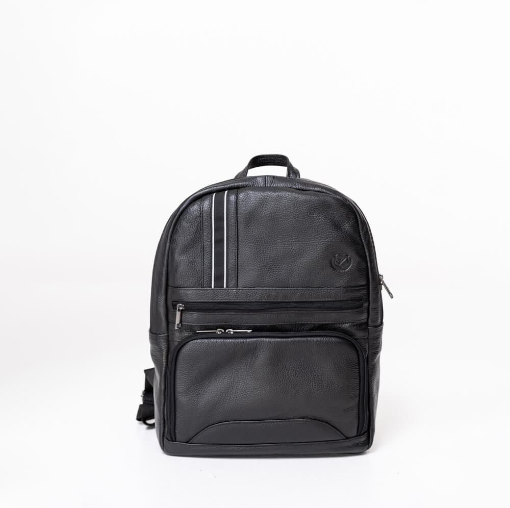 Mochila Unissex de Couro - 3087 Preto