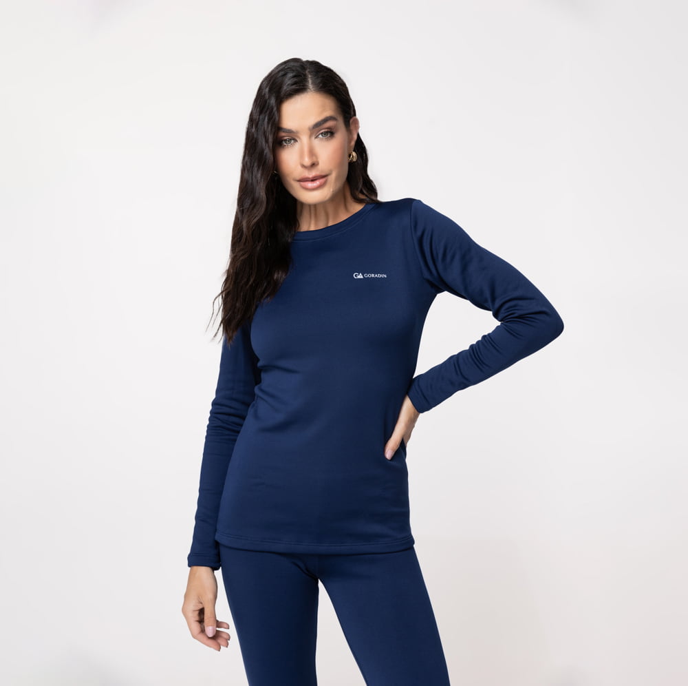Blusa Térmica Feminina Segunda Pele Spesso - 919 Marinho