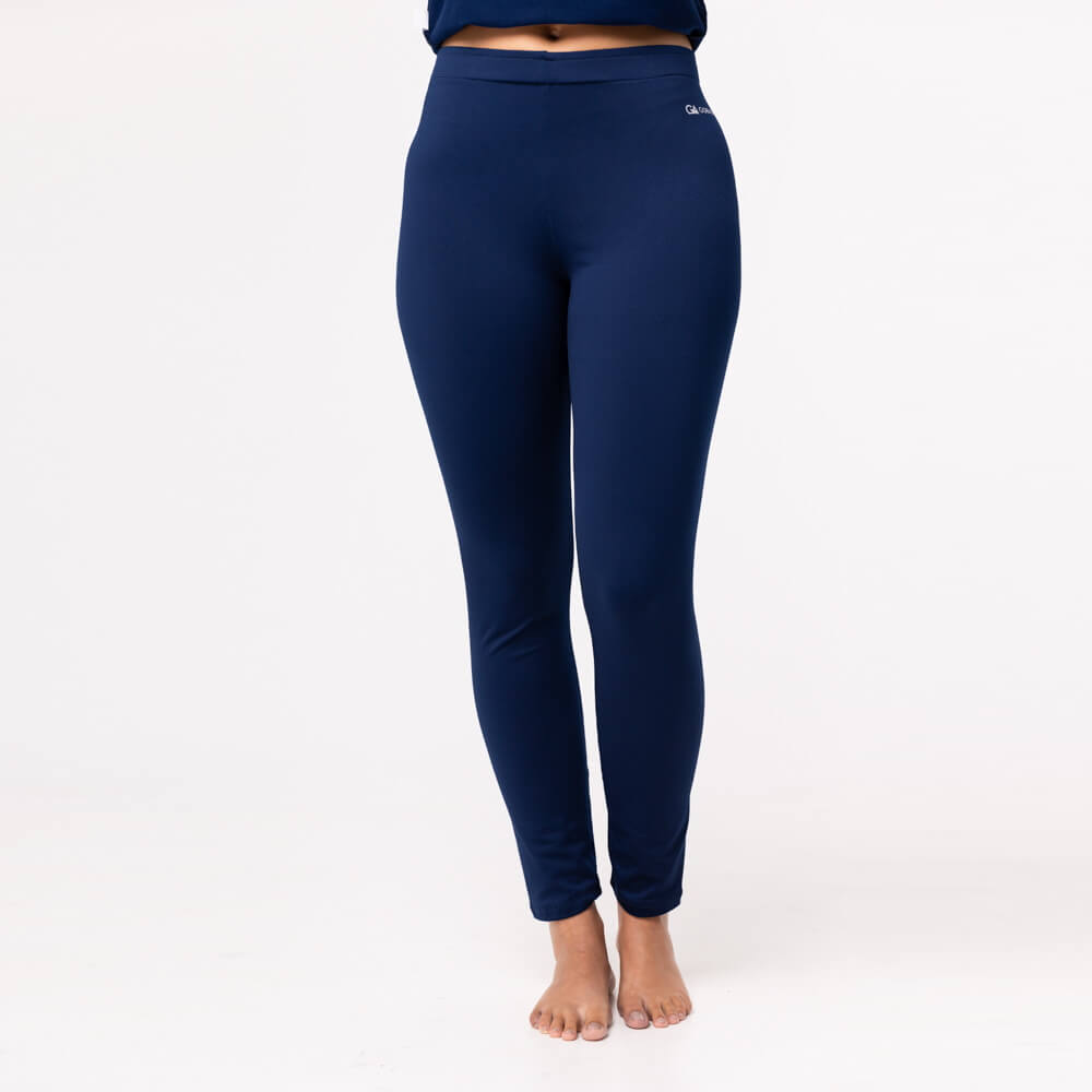 Calça Térmica Feminina Segunda Pele - Azul Marinho