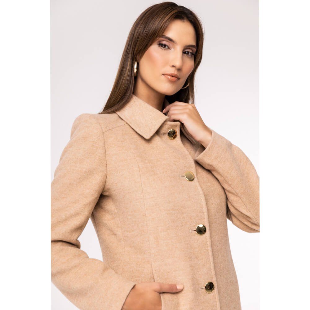 Casaco Térmico Feminino Em Lã Premium Italiana Goradin