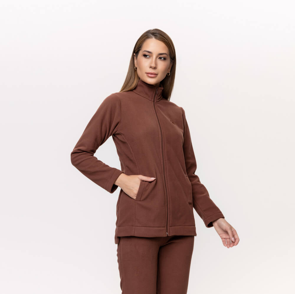 Jaqueta Fleece Térmica Feminina