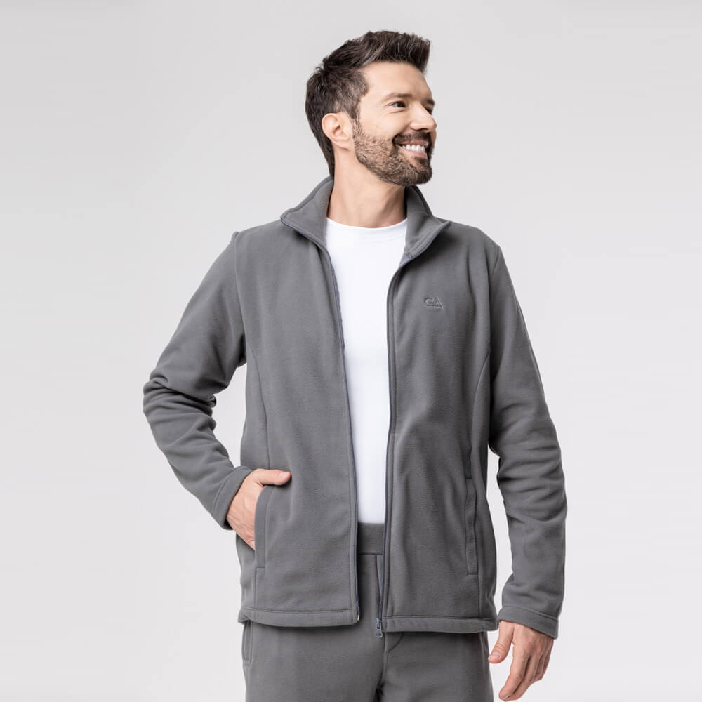 メンズウェア CLUBHAUS HIIT SWEAT H-GRAY XL Jaqueta Fleece Térmica Masculina - 2150 Chumbo - Goradin.com.br