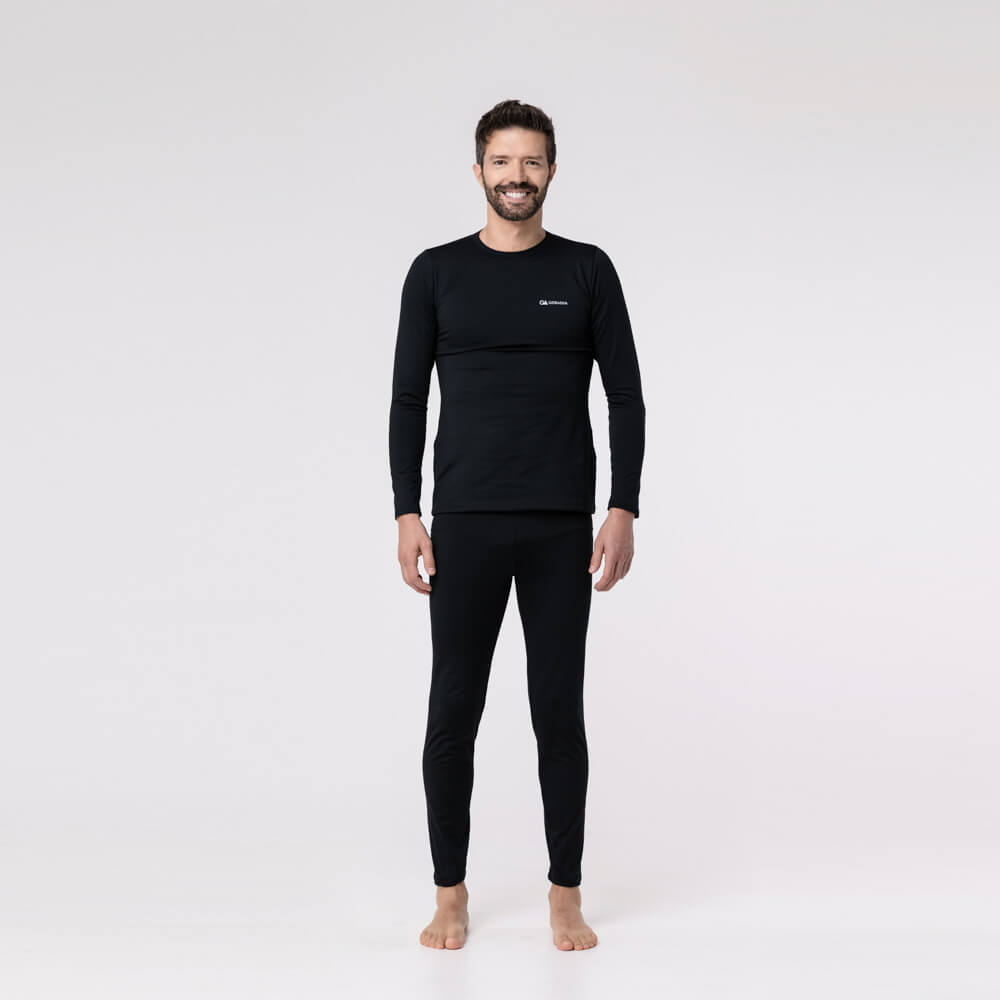 Kit Masculino Blusa Térmica + Calça Térmica 