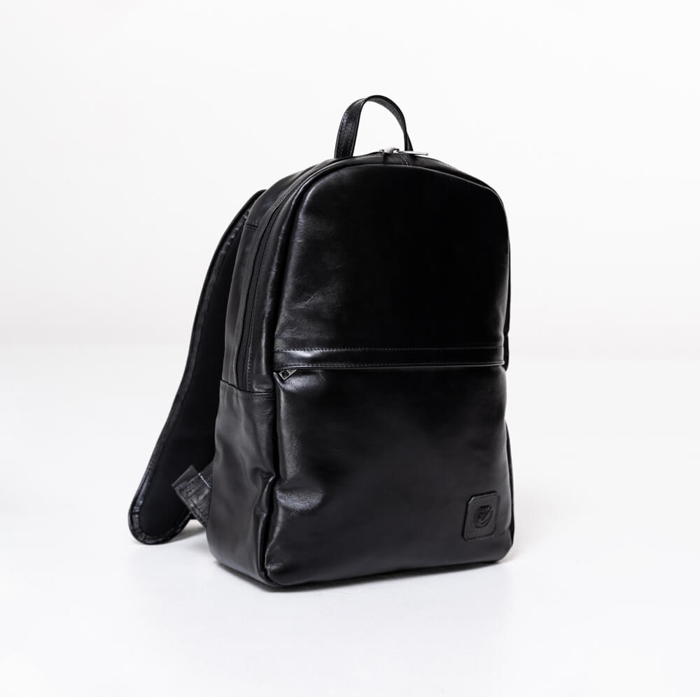 Mochila Unissex de Couro - 1301 Preto