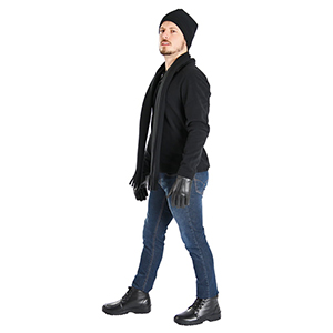 Botas Para Neve Masculina Forradas com Lã Sintética - 2400nGI + BRINDE MEIA TÉRMICA