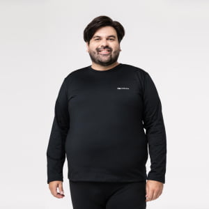 Calça Térmica Masculina Segunda Pele Plus Size - 898E Preto