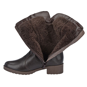 Botas Para Neve Forradas com Lã Natural de Carneiro - 11012nGI