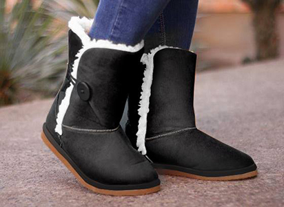 Botas Forradas Com Lã - 0530FE Preto