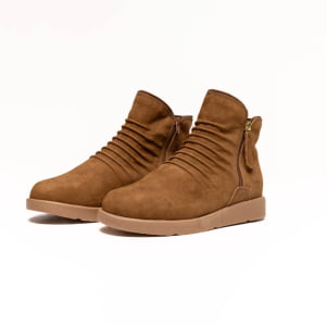 Botas Forradas com Lã - 362pGI Nobuck Tabaco