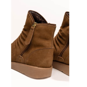 Botas Forradas com Lã - 362pGI Nobuck Tabaco