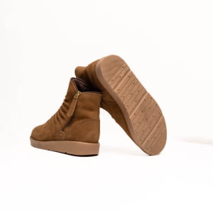 Botas Forradas com Lã - 362pGI Nobuck Tabaco