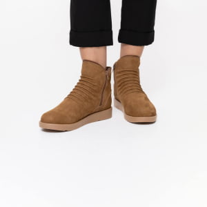 Botas Forradas com Lã - 362pGI Nobuck Tabaco