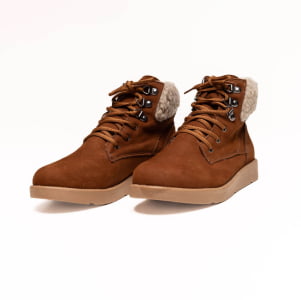 Botas Forradas com Lã - 364pGI Nobuck Castor