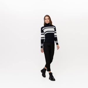 Botas Forradas com Lã Natural de Carneiro Coturno Sola Tratorada - 323cGI Preto