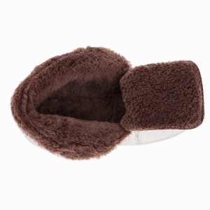 Bota Forrada com Lã Natural de Carneiro - 607pM3 Branco