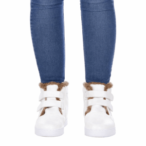 Bota Forrada com Lã Natural de Carneiro - 607pM3 Branco