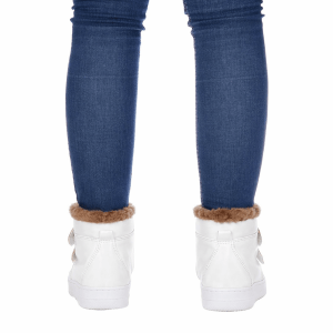 Bota Forrada com Lã Natural de Carneiro - 607pM3 Branco