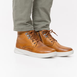Bota Forrada com Lã Natural de Carneiro - 396pGI Caramelo
