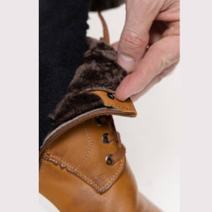 Bota Forrada com Lã Natural de Carneiro - 396pGI Caramelo