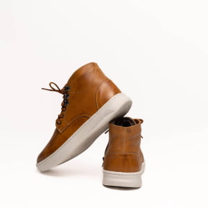 Bota Forrada com Lã Natural de Carneiro - 396pGI Caramelo
