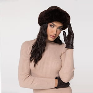 Gorro Gamulã em Lã Natural de Carneiro (Unissex) - 1313GI Café
