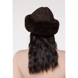 Gorro Gamulã em Lã Natural de Carneiro (Unissex) - 1313GI Café