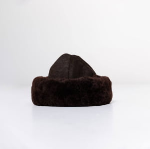 Gorro Gamulã em Lã Natural de Carneiro (Unissex) - 1313GI Café