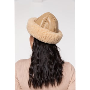 Gorro Gamulã em Lã Natural de Carneiro (Unissex) - 1313GI Bege