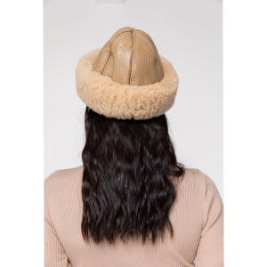 Gorro Gamulã em Lã Natural de Carneiro (Unissex) - 1313GI Bege