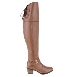Bota forrada com lã - 261smDB - CARAMELO - 40