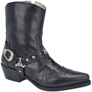 BOTAS COUNTRY MASCULINAS - 9075PRETO/COBRAPRETOM3 - PRETO - 37