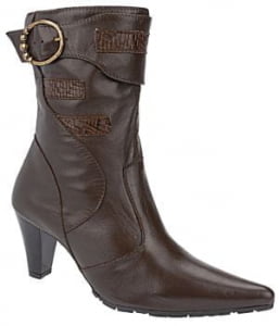 BOTAS FEMININAS CANO MÉDIO - 971BO - PRETO - 38 