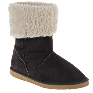 BOTAS FORRADAS COM LÃ - 0503FE PRETO - 35