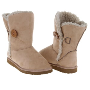 BOTAS FORRADAS COM LÃ - 0530FE CASTOR - 38