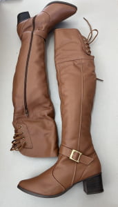 Botas Forradas Com Lã - 1253BT - CARAMELO - 40