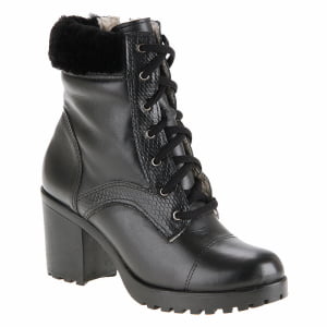 Botas Forradas com Lã com Lã Natural de Carneiro - 030cGI - PRETO - 37