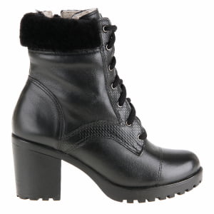 Botas Forradas com Lã com Lã Natural de Carneiro - 030cGI - PRETO - 37